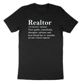 Realtor definition shirt Funny Real Estate Realtor gift Agent Tee shirt Unisex
