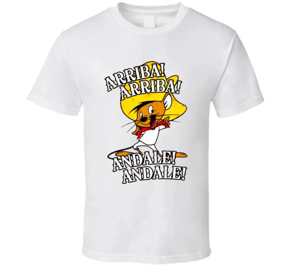 Speedy Gonzales Arriba Arriba Andale Retro Cartoon T Shirt Unisex