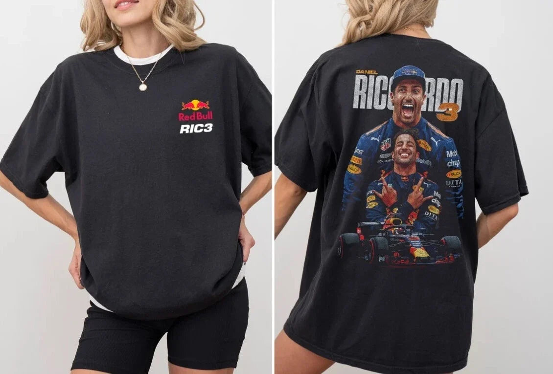 F1 Daniel Ricciardo 'DR3' Grunge Vintage Style Unisex F1 Merch Formula Unisex
