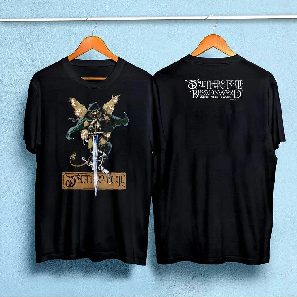 Vintage Jethro Tull The Broadsword And The Beast 1984 Tour T Shirt Unisex
