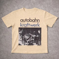 Kraftwerk Autobahn Album Cover Graphic Tee Retro Synth Pop Music Shirt Unisex