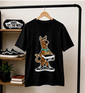 Scooby Doo Illustration | Cartoon Mystery Dog Tee Unisex