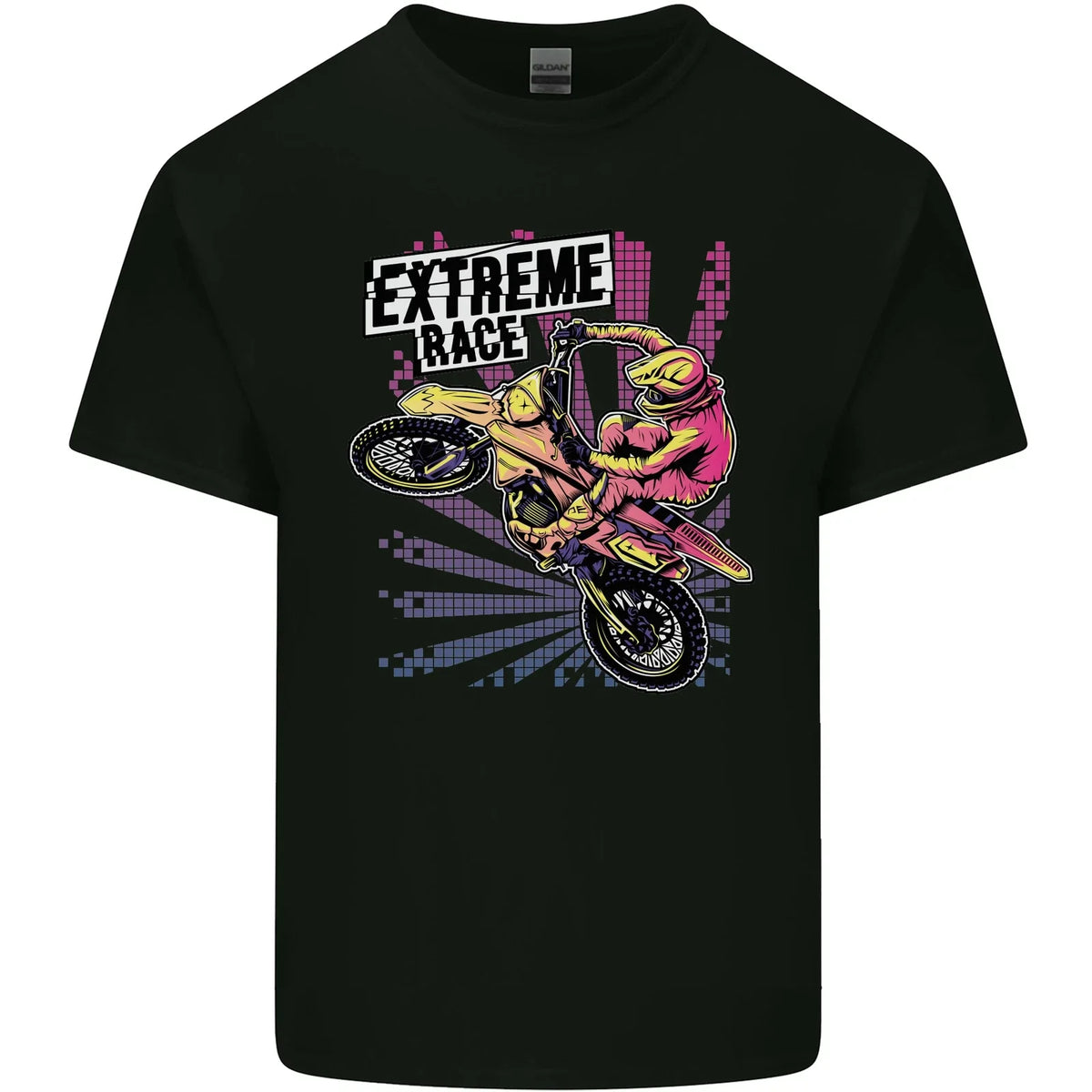 Extreme Race Motocross Dirt Bike Motorbike Mens Cotton Tee Top Unisex