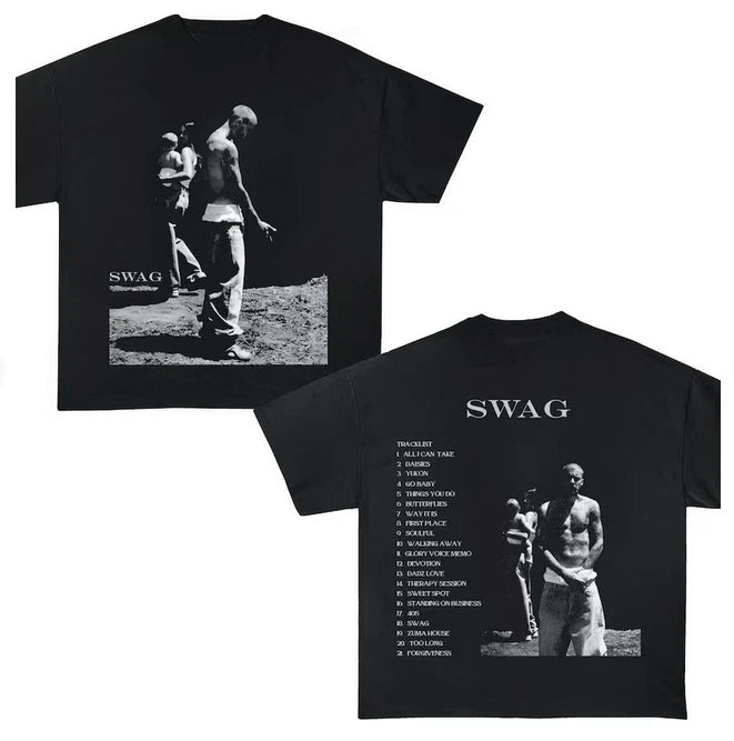Justin Bieber SWAG , Album Launch Exclusive, Vintage Style Fan Tee. Unisex