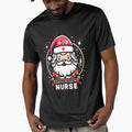 Santa's Favorite Nurse T-Shirt by PiXilustratoArt