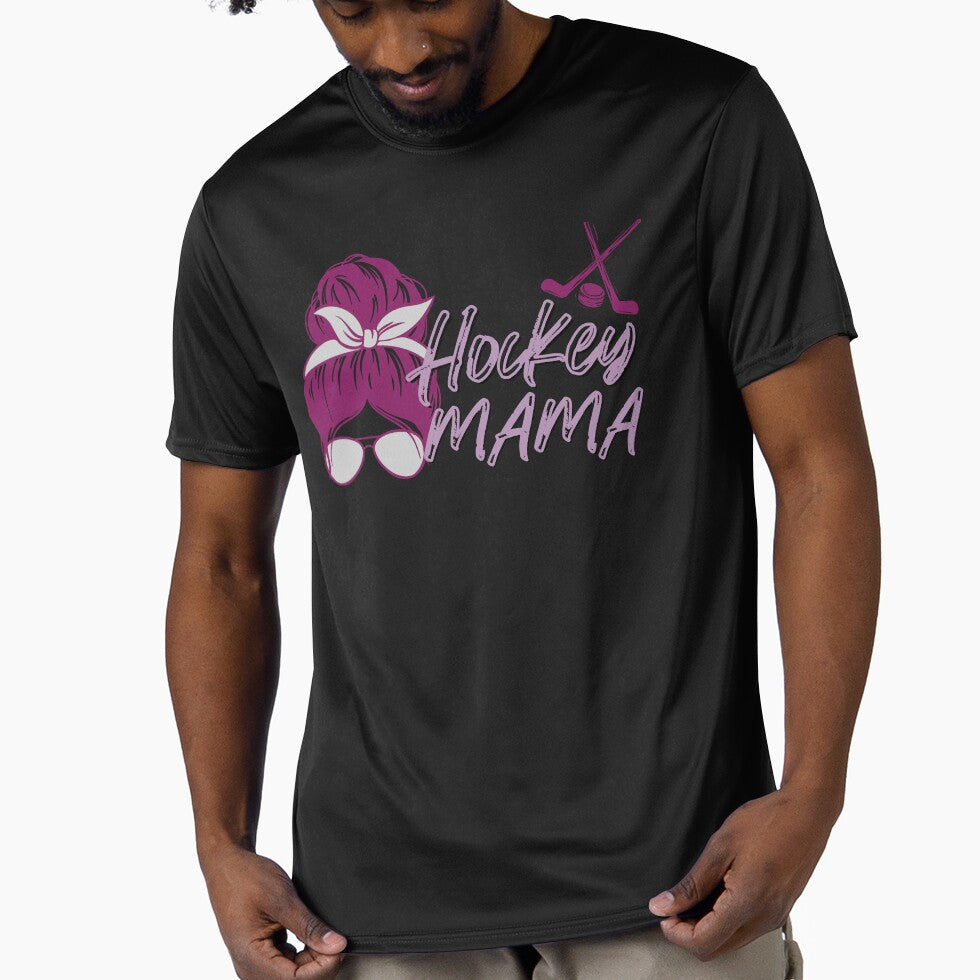 Messy Bun Hockey Mama by Rally-Girl