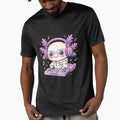 DJ Axolotl - Kawaii Glitter Axolotl with Headphones Mixing Music - Cute Music Lover by PrettyCrypt