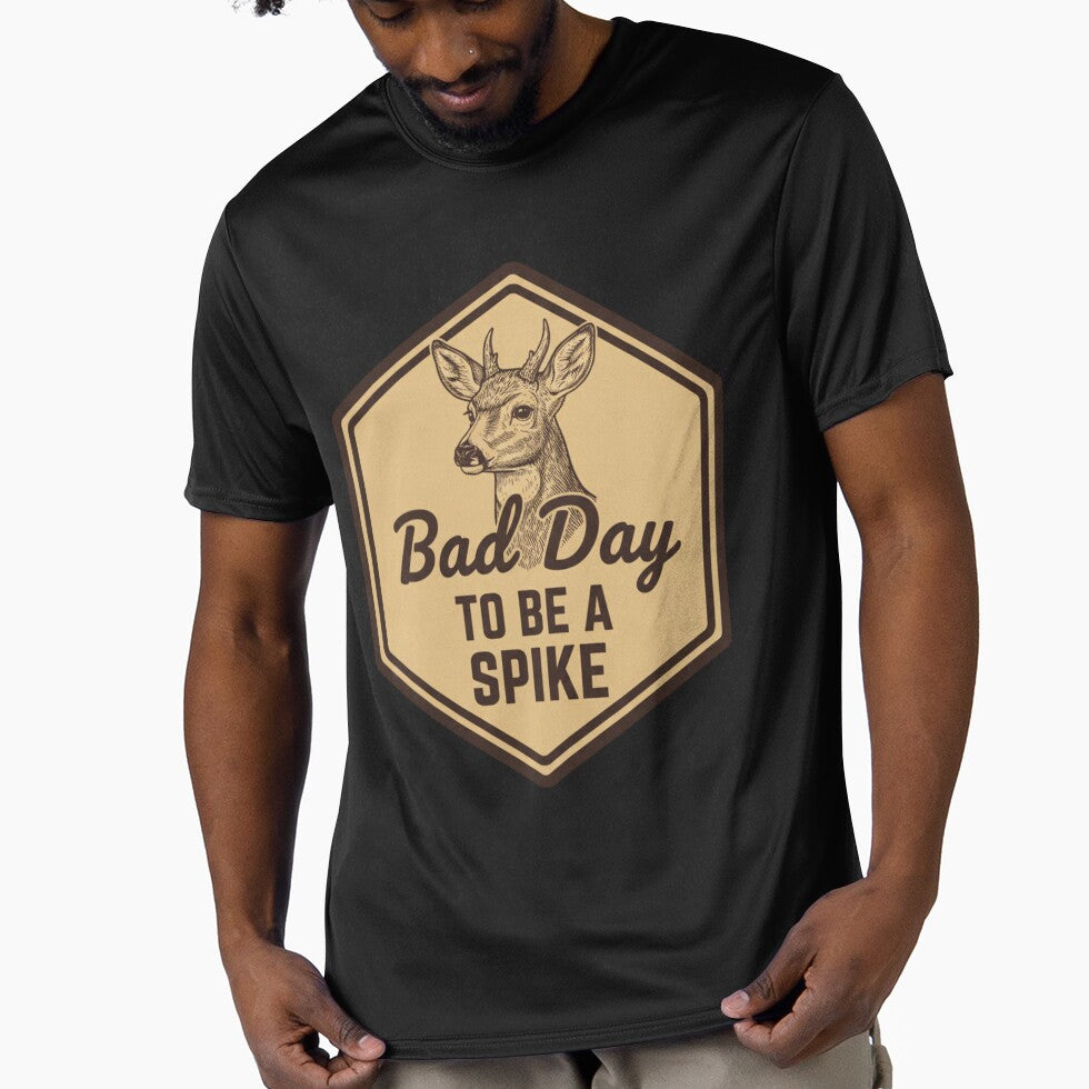 Bad Day to Be A Spike Deer Hunting Funny Outdoors by ALICIAxGONZALEZ