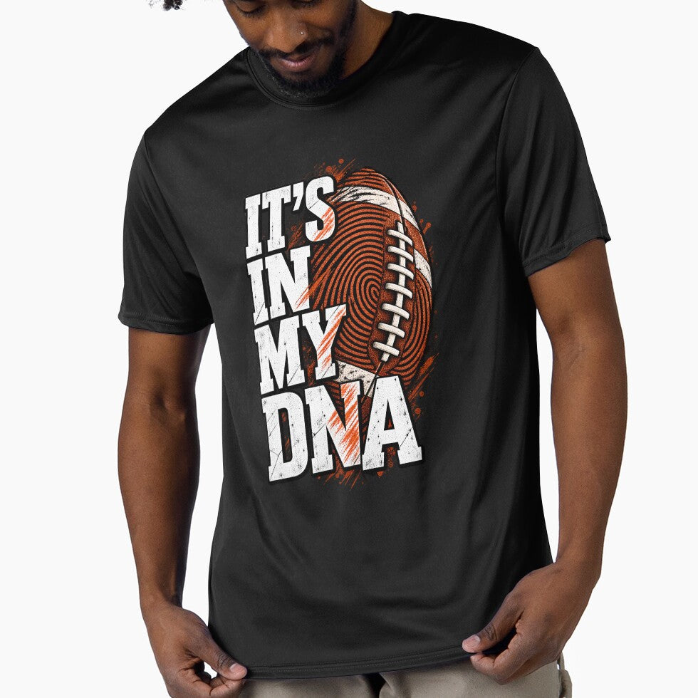 American Football Player Gift DNA Shirt, It's In My DNA Tee, Vintage Football Graphic T-Shirt, american Football Player Gift, Sports Fan Shirt by greatmar1