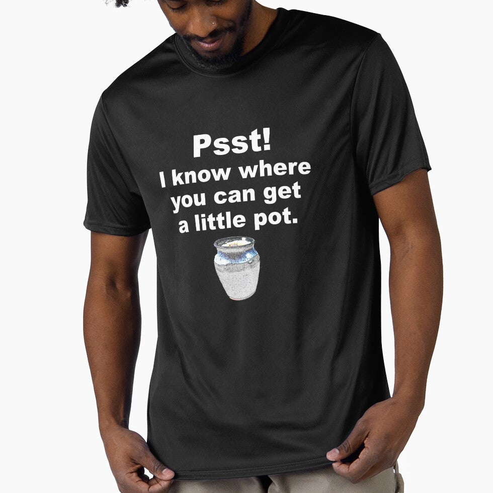 Psst! I know where you can get a little pot. / Pottery Humor by bryanmcclelland