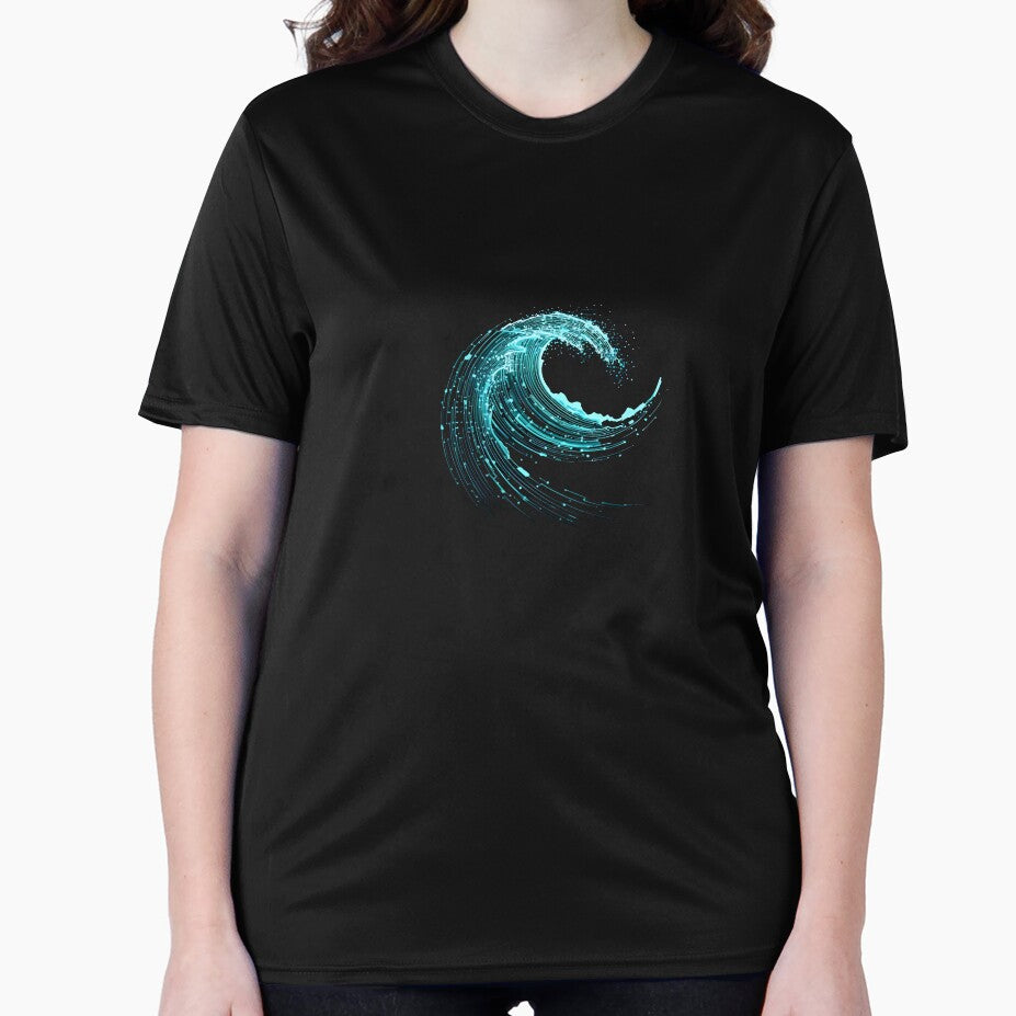 Digital Ocean Wave - Futuristic Cyber Wave by SHIFT ARMOUR