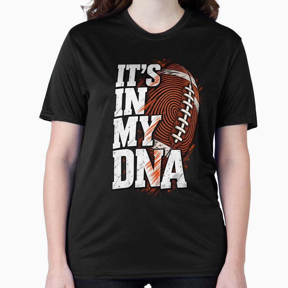 American Football Player Gift DNA Shirt, It's In My DNA Tee, Vintage Football Graphic T-Shirt, american Football Player Gift, Sports Fan Shirt by greatmar1