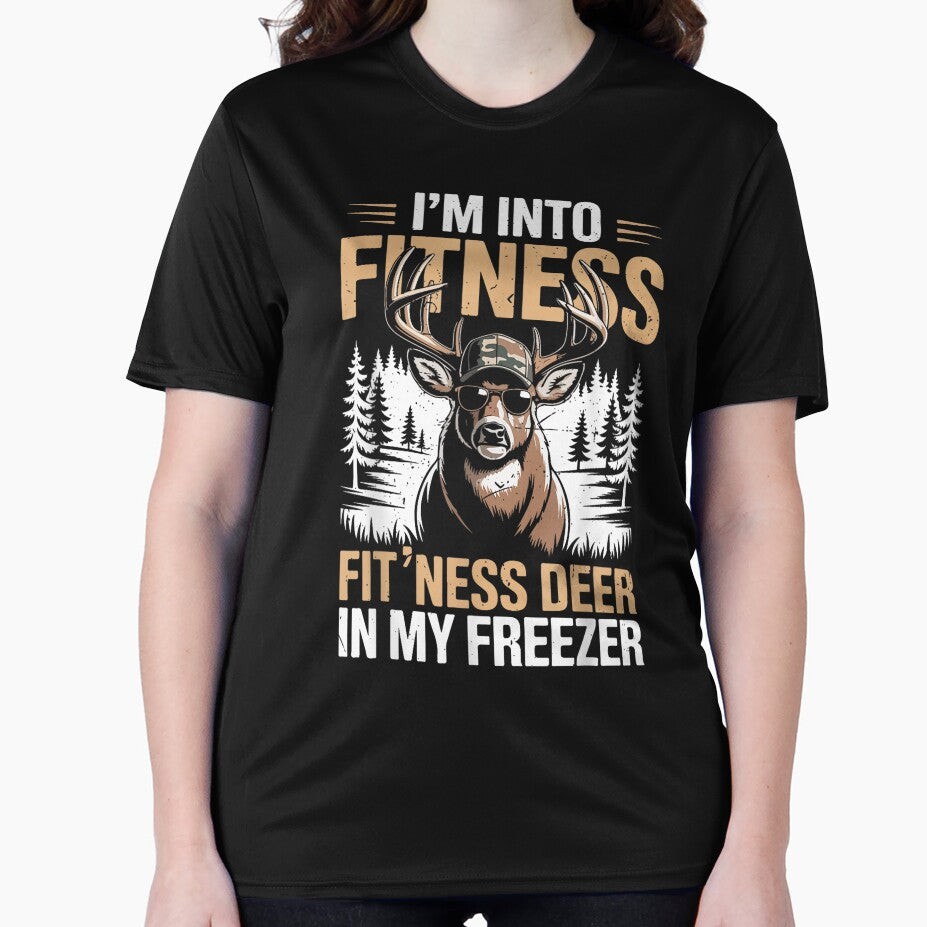 Camo Deer Hunting Men's Fitness Deer Freezer Funny Hunting by JaredDeShop