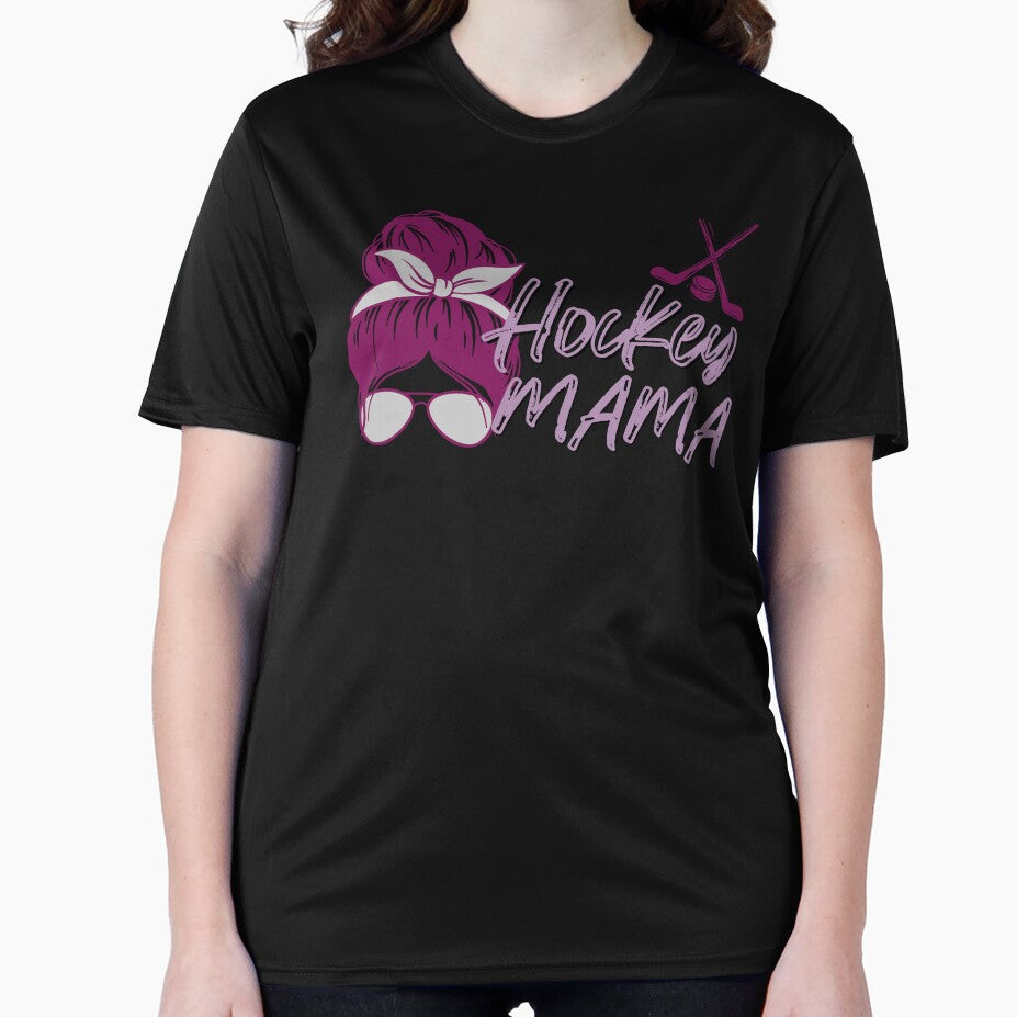 Messy Bun Hockey Mama by Rally-Girl