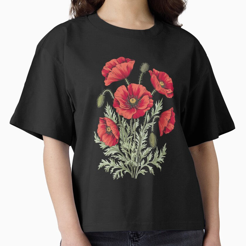 Poppy Botanical Poppies Floral by VerseFarm