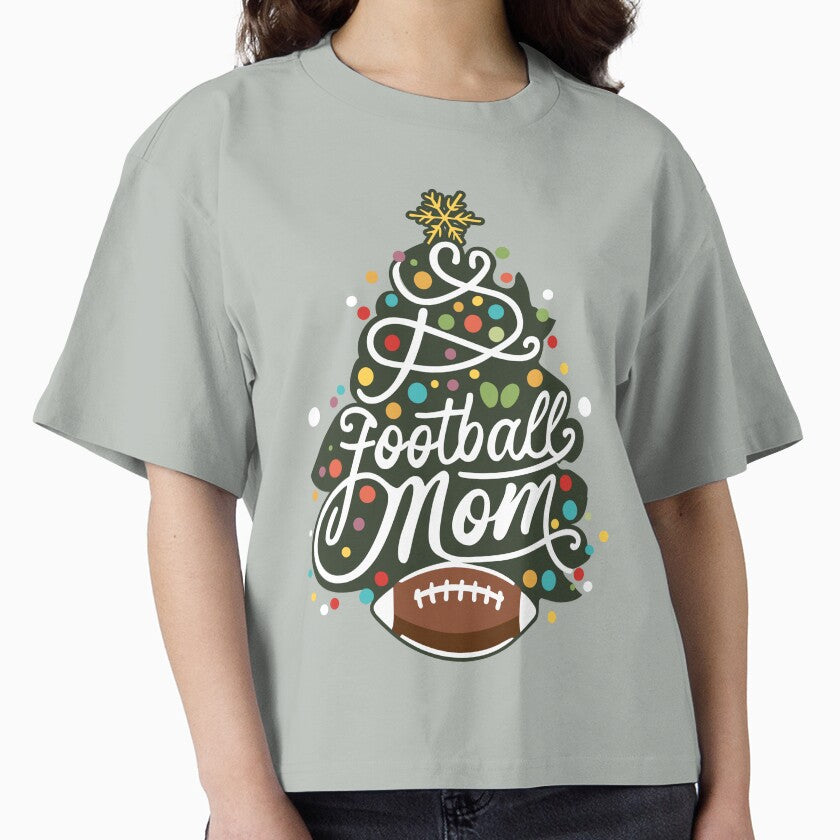 Football Mom Life | Christmas Tree | For Sport Mom | Cheer mom shirt by WycWycCo