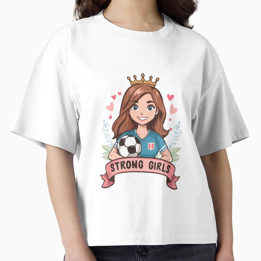 Strong Girls Soccer Princess | Cute Girl Football Player | Women's Soccer Lover by PIXENTRA