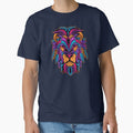 COLOURFUL LION PRINT by Nyome Afrique Art & Designs
