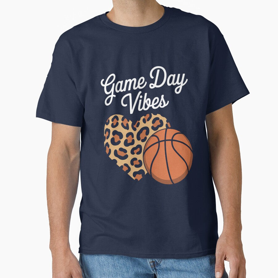 basketball Game Day Vibes leopard by gourpmerzihd