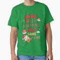 Jingle Bells Boarding Calls Same Vibe – Cute Christmas Travel Quote Design by ThePunnyTraveler