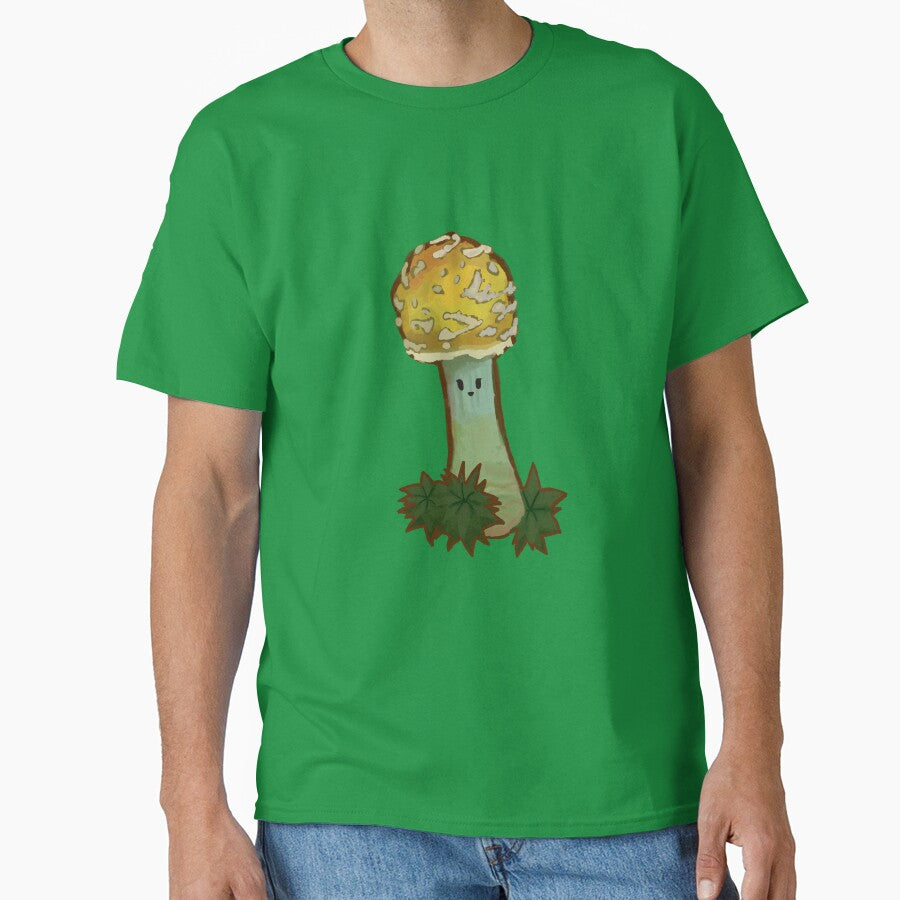 Cute Yellow Mushroom Sticker – Kawaii Forest Fungi Art by AlyaCreates