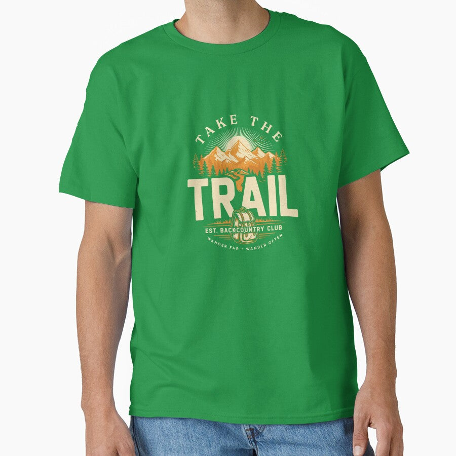 Take the Trail Vintage Hiking Design by SANADART