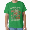 Sarcastic T Rex Reading Books Vintage Retro 2 by BeardWave