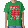 Zigzag & Jingle!  Red and Green Christmas Gradient Zigzag Pattern by IraNiva