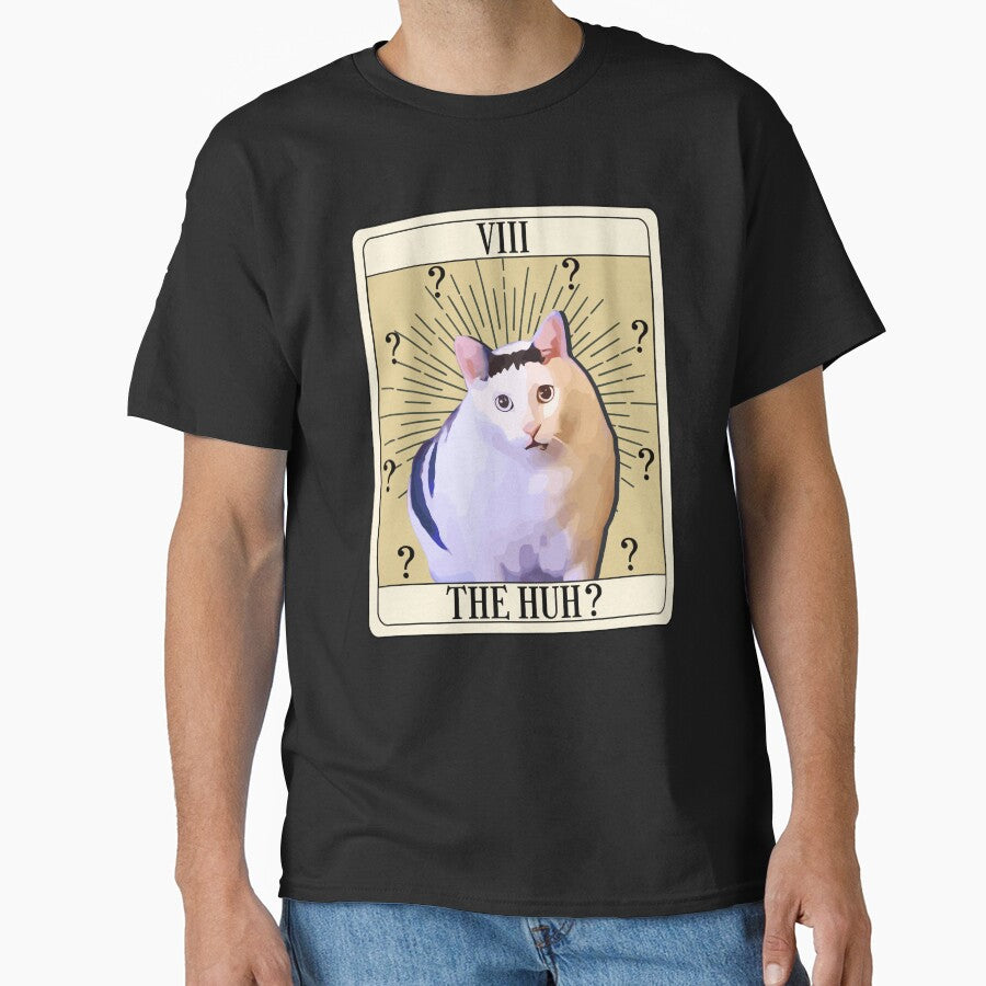 Huh Cat Chonky Ben Meme Tarot Card Parody by LeChocoholic