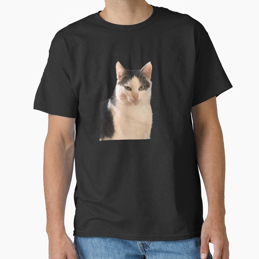 Girl Cat staring eyes meme, sarcastic funny cat by Prime_Store