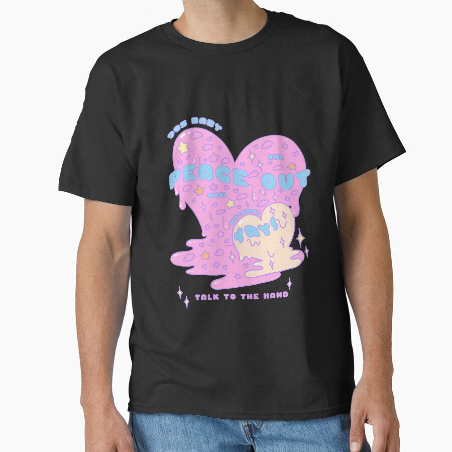 Cute Pastel Color Retro Aesthetic 90s Baby Melted Heart Quotes by Annisa Yuwanda
