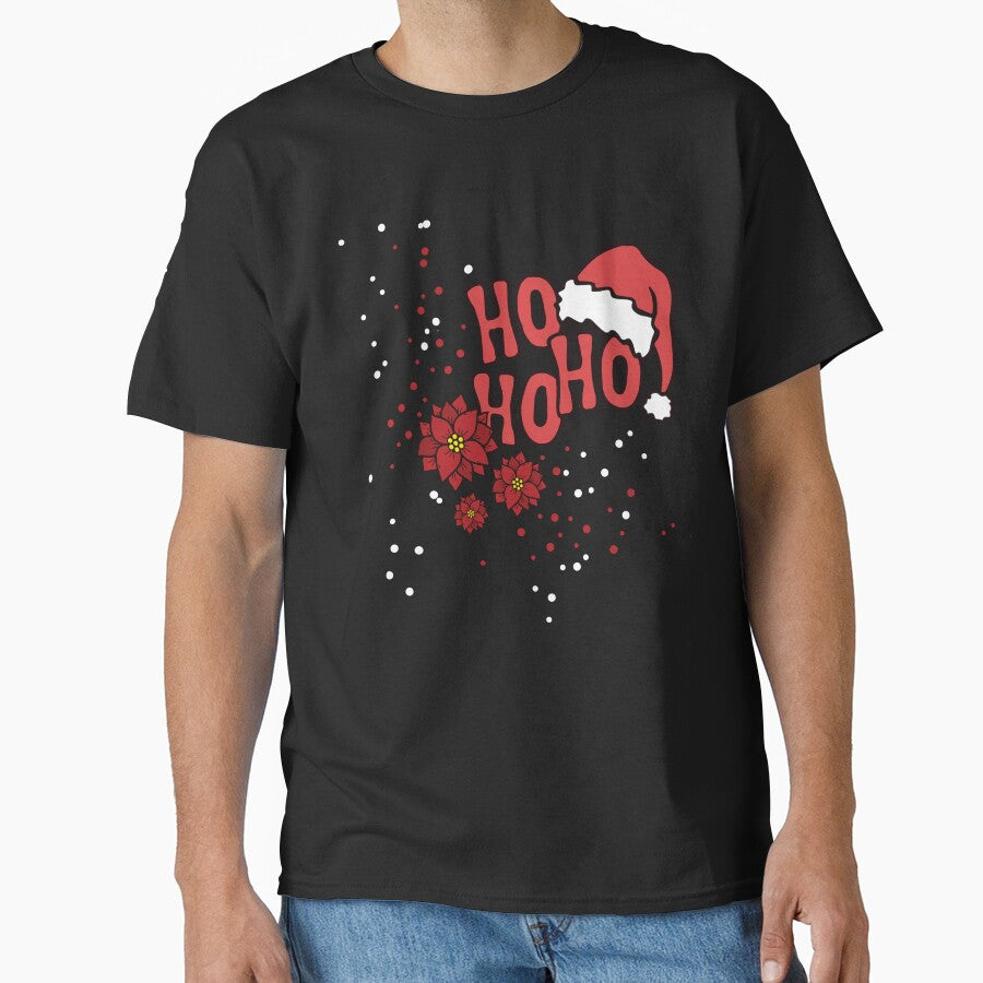 Ho Ho Ho Holiday Blooms Print 2 by PrintsByAnnJ