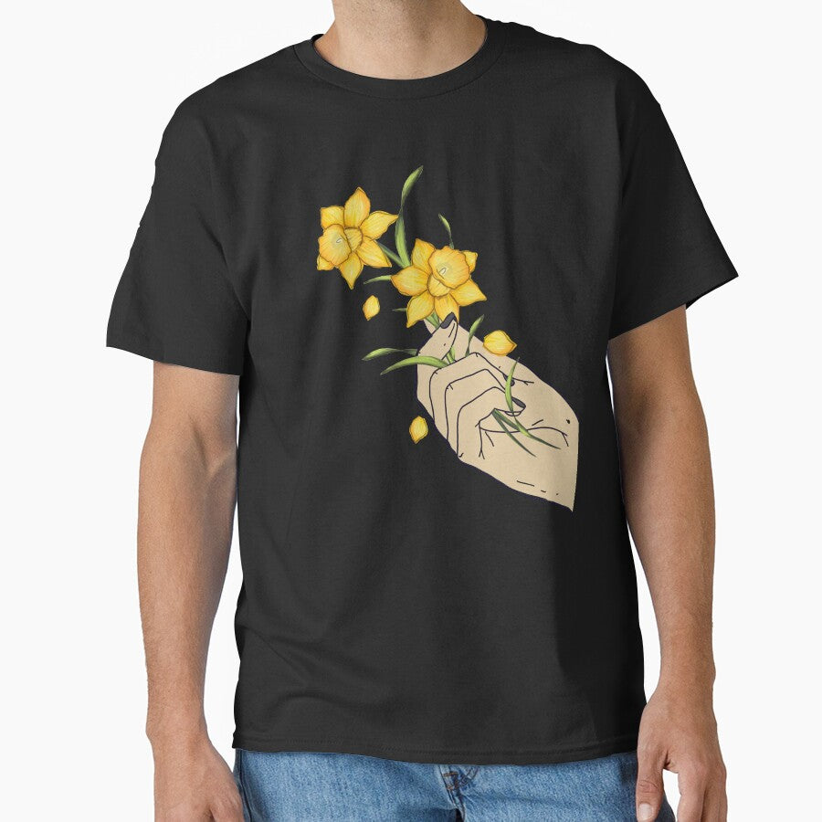 Daffodils in hand by mitalim