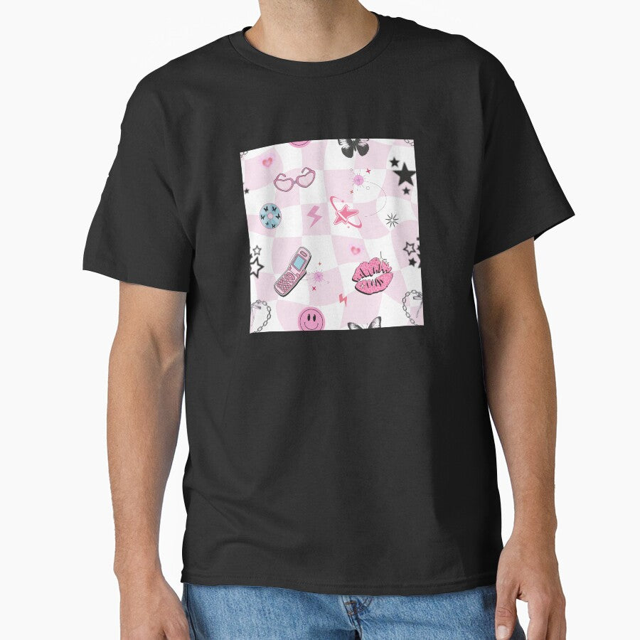 Pink Y2K Aesthetic Pattern by jianina-alondra