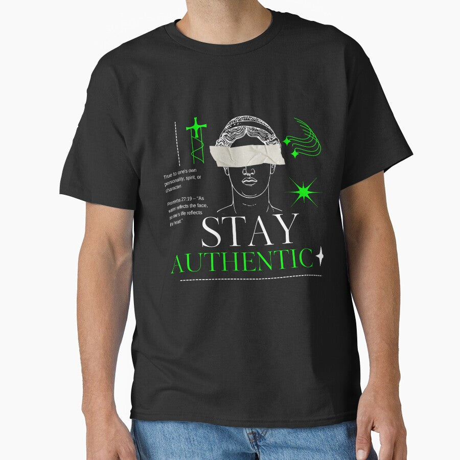 White and Green Y2K Streetwear Typography T-Shirt by Personal Connection