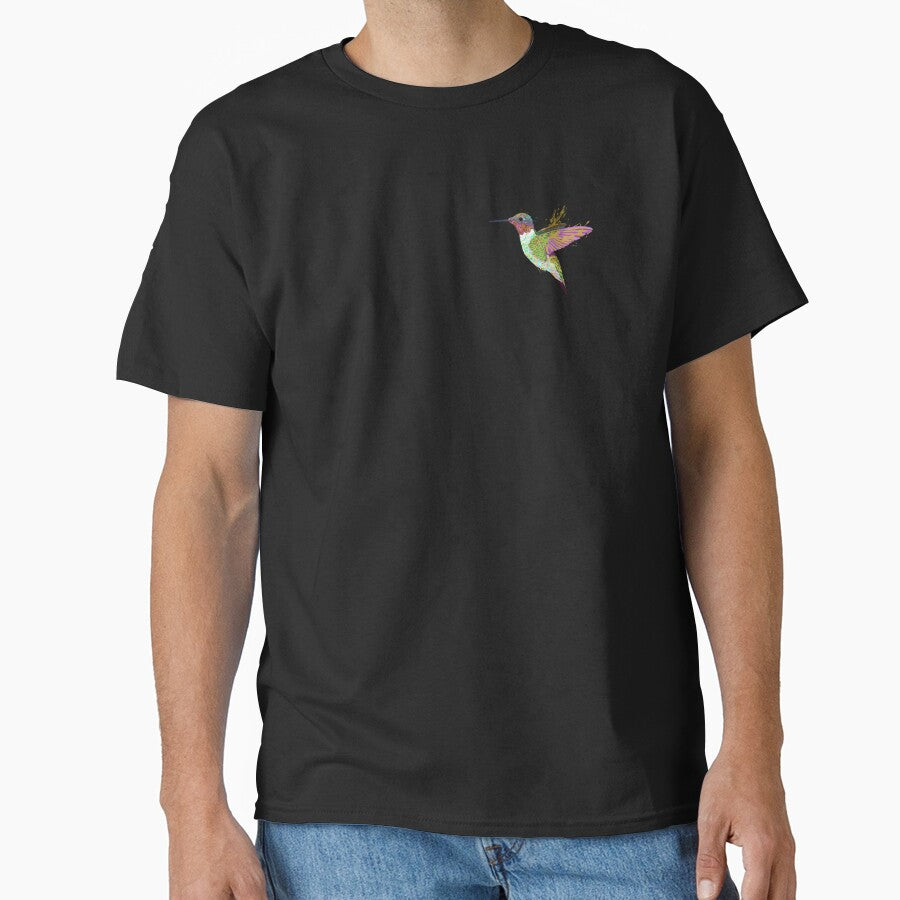 Colorful Flying Hummingbird by alwe-designs