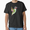 Colorful Bird Flying Hummingbird by alwe-designs