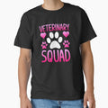 Copy of Funny cute veterinary squad vet tech assistant receptionist student intern paw print veterinarian by tiffanator606