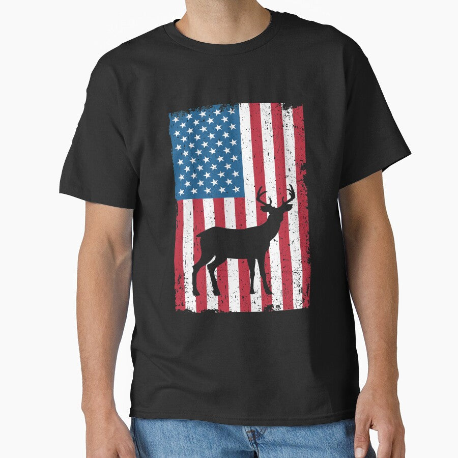 Deer hunting american flag by ibra2712