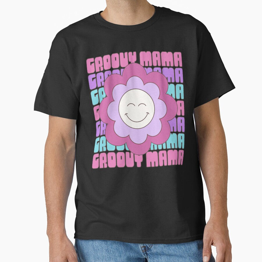 Groovy Mama Happy Flower 70's Hippie by OliviaGbyKyro