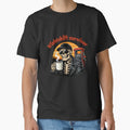 Nightshift Survivor Halloween Skeleton Trucker Coffee Gas Station Funny Driver Shirt by Lulustarfox