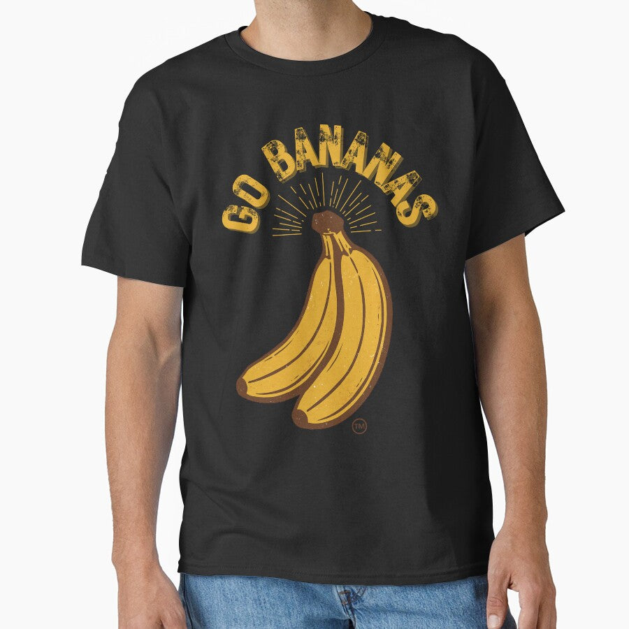 Go Bananas – Vintage  Bananas Design for Retro Fruit Lovers & Aesthetic Apparel by Thehatinthecat