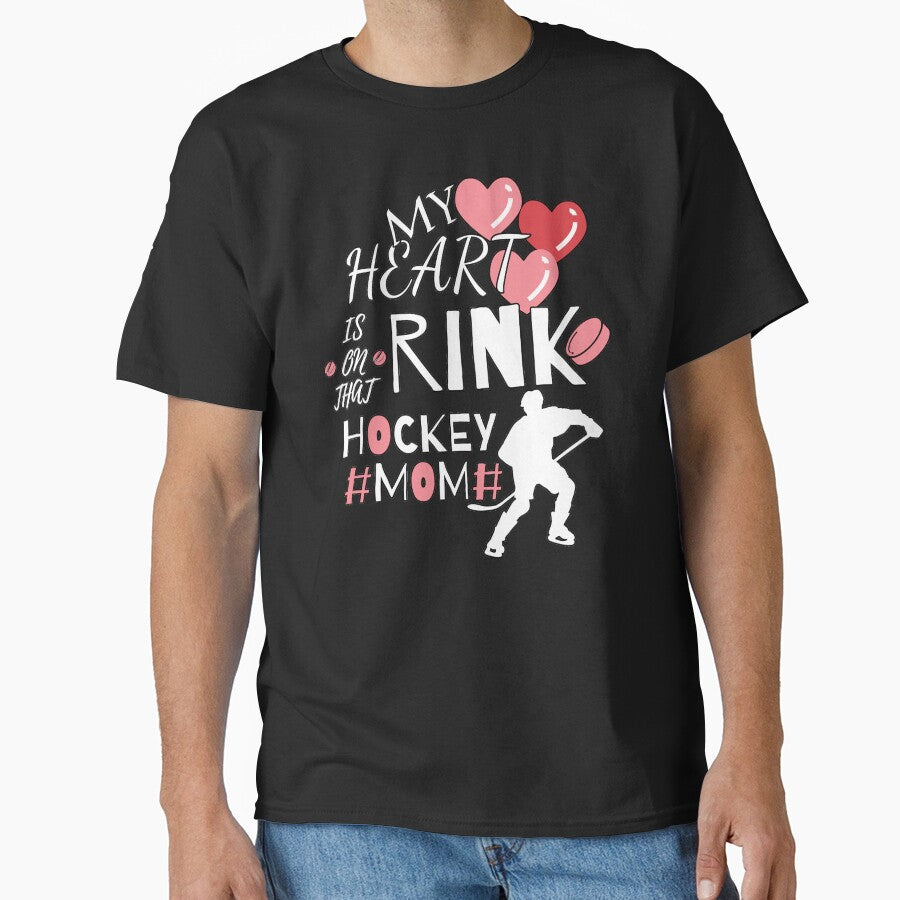 my heart is on that rink hockey mom by GameNarongdech