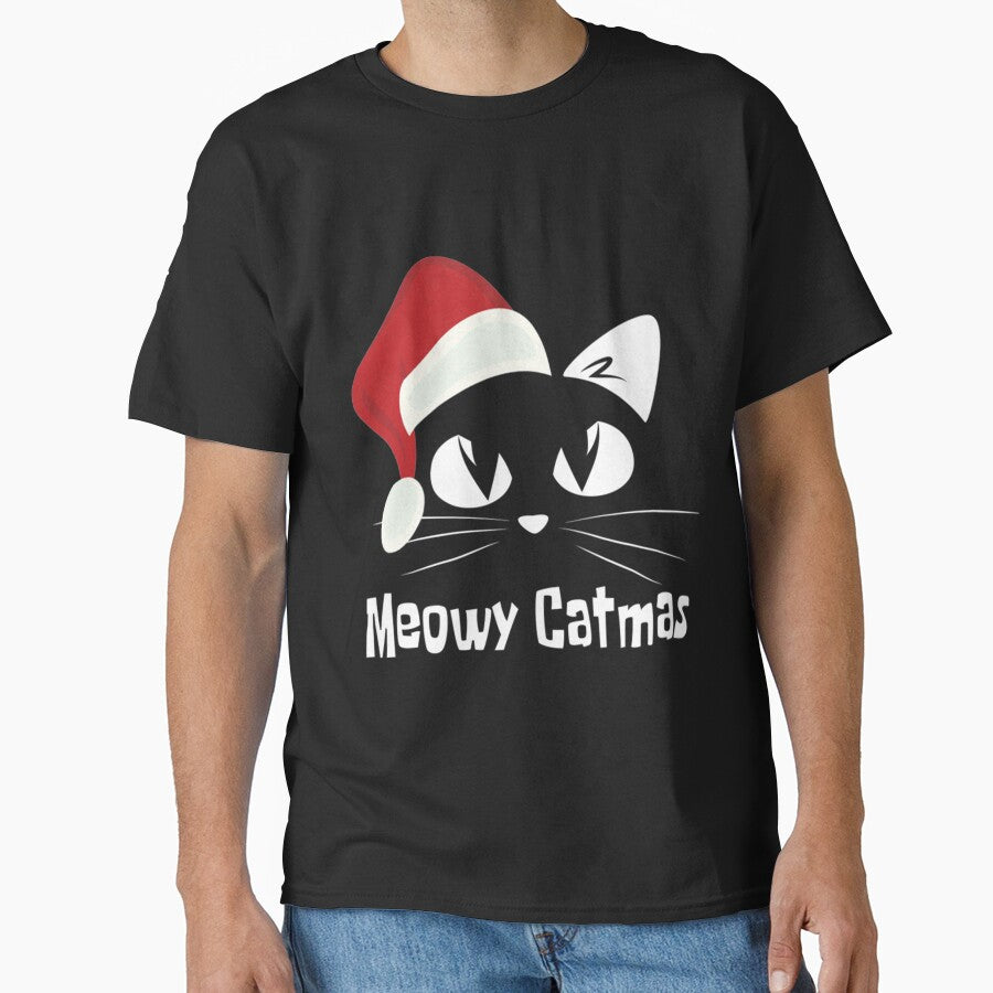 Meowy Catmas Ugly Christmas Sweater Gift for Cat Lovers by Goodnatured30