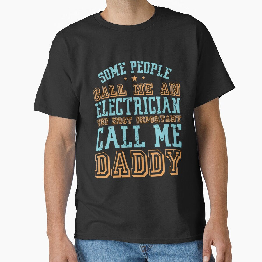 lineman call me daddy electrician funny quotes gift for dad by BrennaEirlys