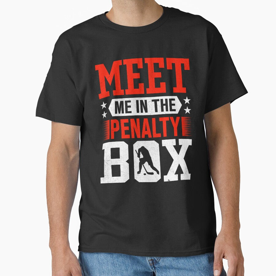 Meet Me in the Penalty Box Hockey by Artful Paws