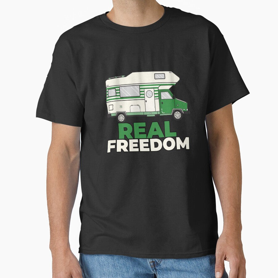 Van Life - Real Freedom by JJWilsonTees
