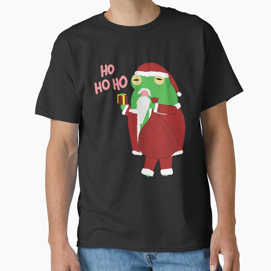 Festive Santa Frog Gift Giver – Cute Holiday Frog by Aku-passion