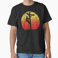 Retro style Silhouette Power Pole Electrician Linemen Gift by allsquarestudio