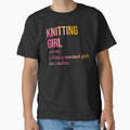 Knitting Girl Definition in Watercolor by XCIV